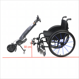 Compact Electric Handbike Handcycle  for Manual Wheelchairs - Inclusive Inc
