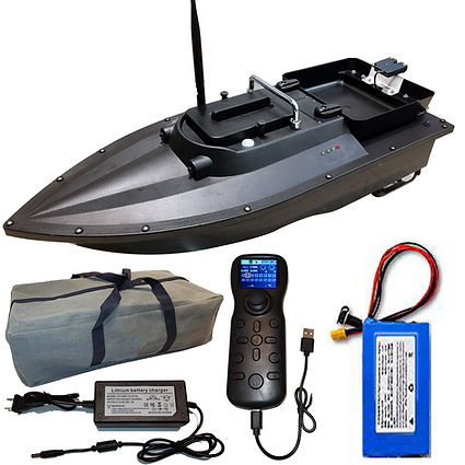 Fish Hunter Drone Fishing Boat - adaptive fishing alternative to casting - optional GPS Autopilot + Sonar Depth & Fish Finder - Inclusive Inc