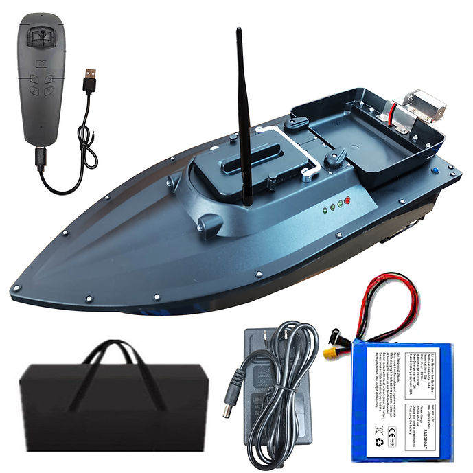 Fish Hunter Drone Fishing Boat - adaptive fishing alternative to casting - optional GPS Autopilot + Sonar Depth & Fish Finder - Inclusive Inc