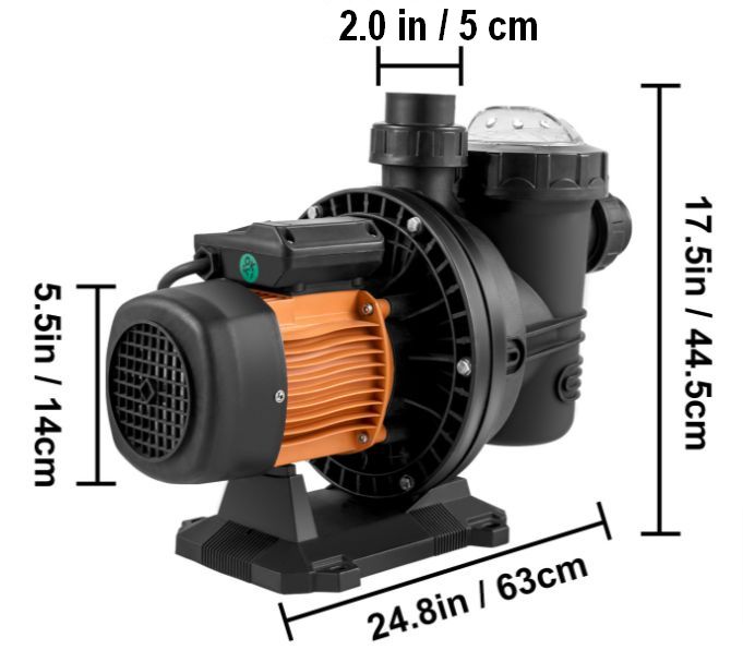 48v DC-Direct or 72v Solar Stainless & Brushless Pool Pump - Inclusive Inc