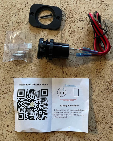 48v / 24v / 12v DC-Direct Wall Outlet (12v-60v) USB-C PD 3.0 QC 3.0 Rapid Charger - Inclusive Inc