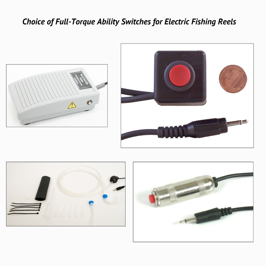 Choice of Full-Torque Ability Switches for Electric Fishing Reels - Inclusive Inc