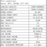 Efficiency Specifications 48V 16,000 BTU Marine Heat Exchanger