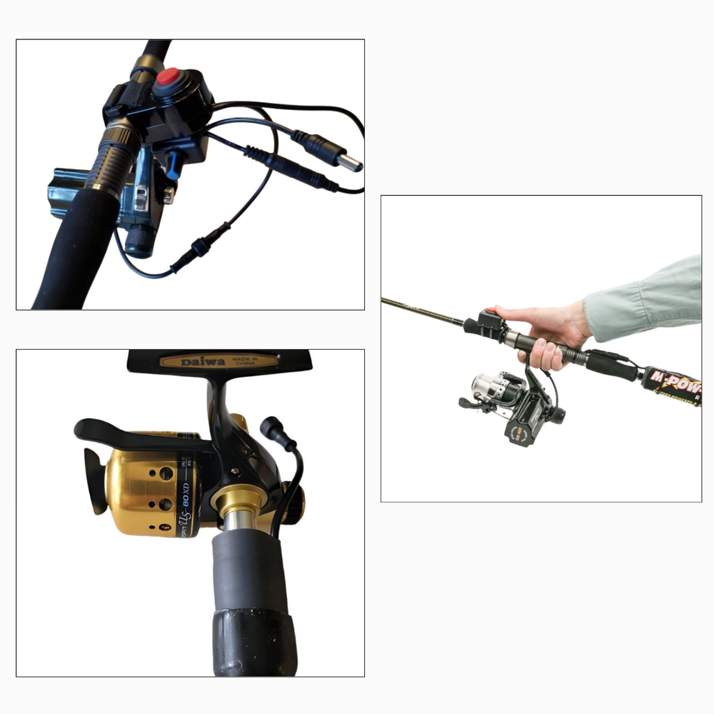 Electric Fishing Reel & Adaptive Controls Bundle - requires battery, rod, & tackle - Inclusive Inc