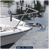 Five Oceans 22lb Delta Style Wing Galvanized Boat Anchor - Inclusive Inc