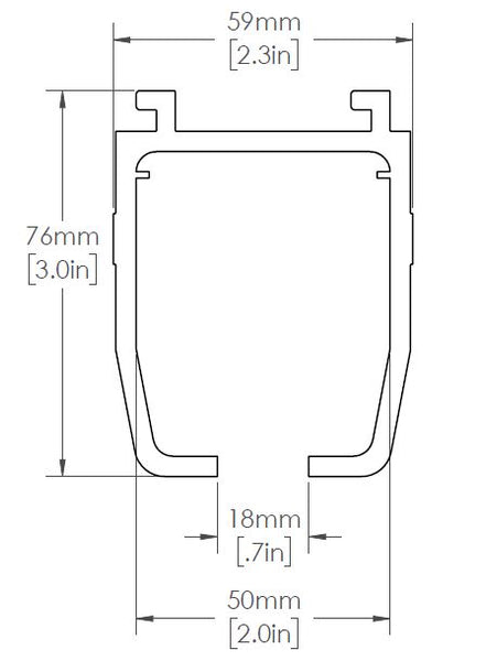 Bundle: 8 ft or 16 ft of New Handicare Track + all needed Mounting accessories for most Brands of Patient Ceiling Lifts - Inclusive Inc