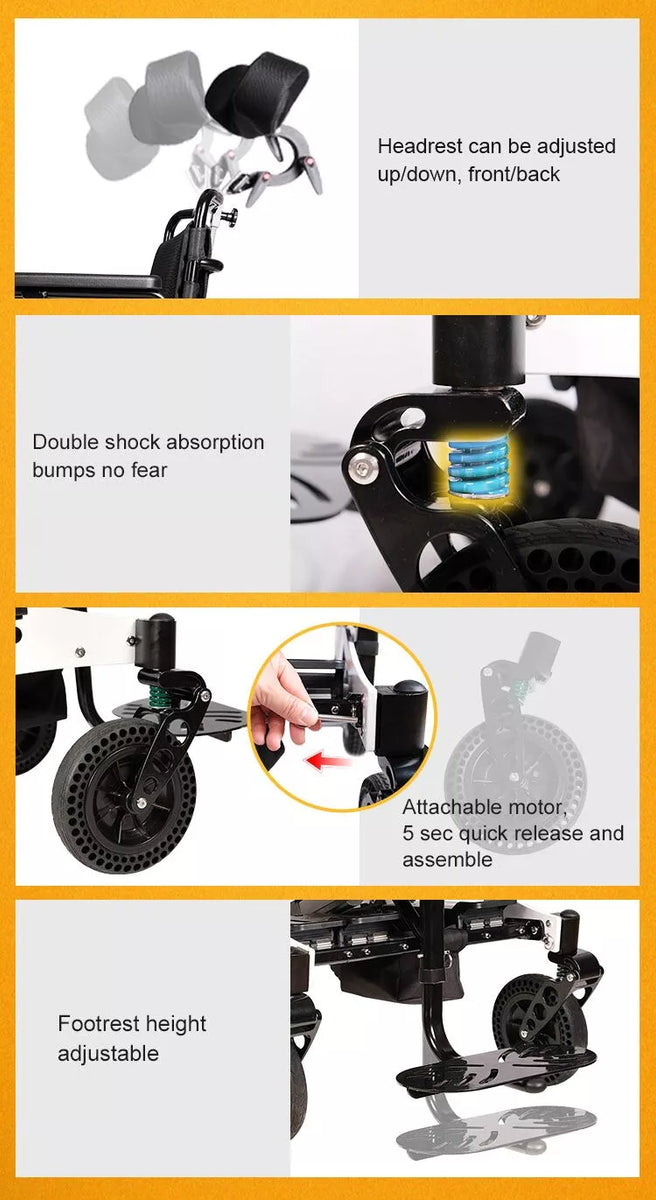 Lithium Tilt n’ Space Ultralight Power Wheelchair - Inclusive Inc