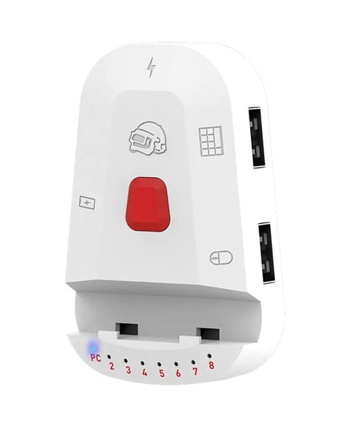 8x Bluetooth Hands-free Hub - Switch USB Mouse & Keyboard between 8 Devices - Inclusive Inc