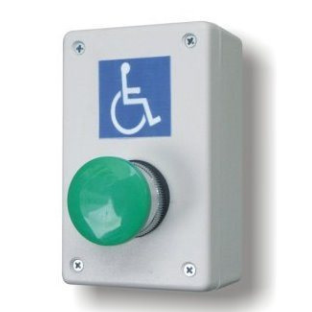 Handicapped Wireless Wall-Mount Big Button for Otodor Door Openers - Inclusive Inc