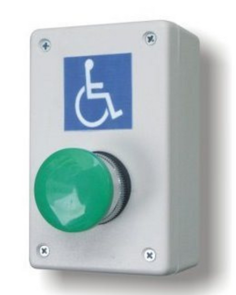 Handicapped Wireless Wall-Mount Big Button for Otodor Door Openers - Inclusive Inc