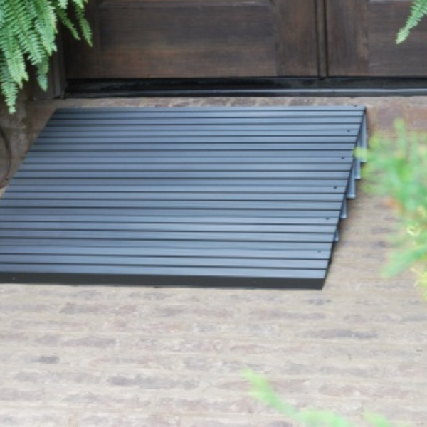Hero Door Threshold Modular Aluminum Ramp - 1" to 6.5" Rise 800lbs