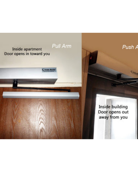 Automatic Swing Door Opener + Wi-fi, Alexa, Exterior Security Keypad, Interior Wireless Button