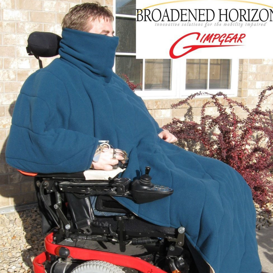 Comfort Coat Polartec Microfiber Fleece Wheelchair Poncho - Inclusive Inc