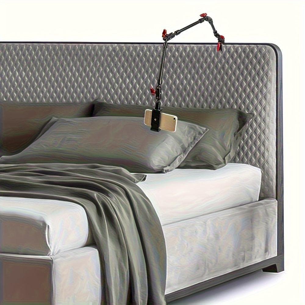 Friction Arm Mount - 8 Joint 5 Section Aluminum, Multi-functional, & Rotatable + Aluminum Super Clamp