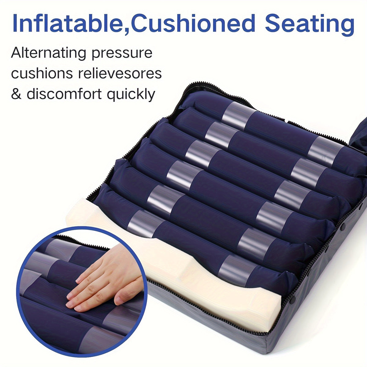 Alternating Pressure Wheelchair Cushion for Pressure Sore Prevention