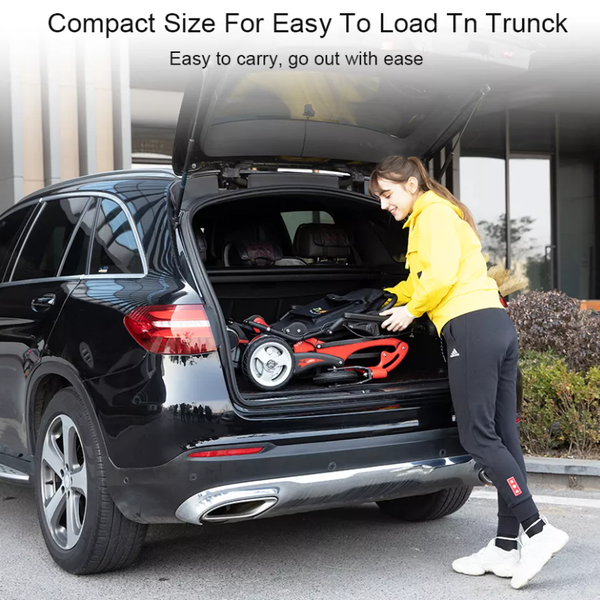 JBH Carbon Fiber Folding Lithium Power Wheelchair