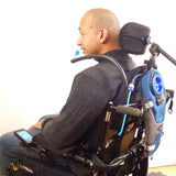 H2O Hydration & Sip / Puff / Bite Control Wheelchair Backrest Mount for Doors, Housemate, or Fortissimo - Broadened Horizons Direct