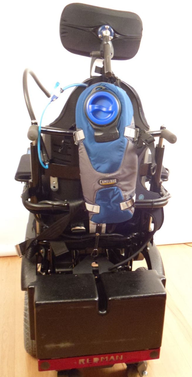 H2O Hydration & Sip / Puff / Bite Control Wheelchair Backrest Mount for Doors, Housemate, or Fortissimo - Broadened Horizons Direct