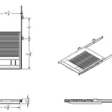 Narrow Storage Drawer for Under Desktop Wings - Broadened Horizons Direct