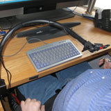 Dual Bite Switches on 26'' 3rd Arm Flex Mount with C-Clamp Base - Broadened Horizons Direct