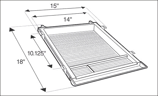 Narrow Storage Drawer for Under Desktop Wings - Broadened Horizons Direct