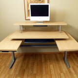 Executive Command Center Power Height Adjustable Workstation Package & FREE USA SHIPPING - Broadened Horizons Direct