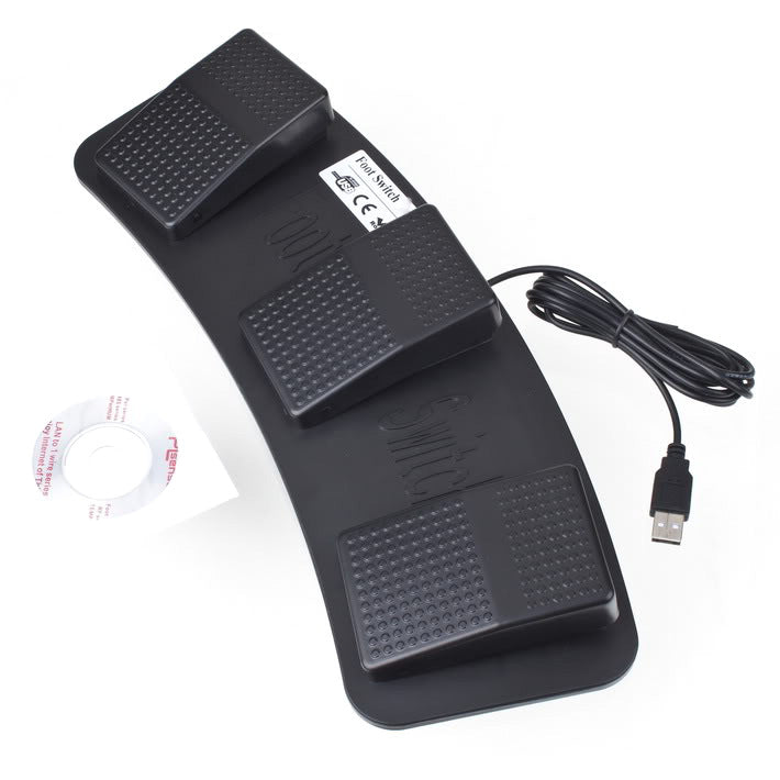 Triple USB Fist or Foot Switch - Broadened Horizons Direct