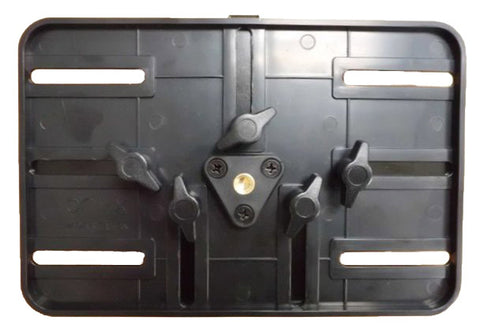 Black Adjustable Tablet Tray for 7-11 inch iPad, Android, & Windows Surface - Broadened Horizons Direct