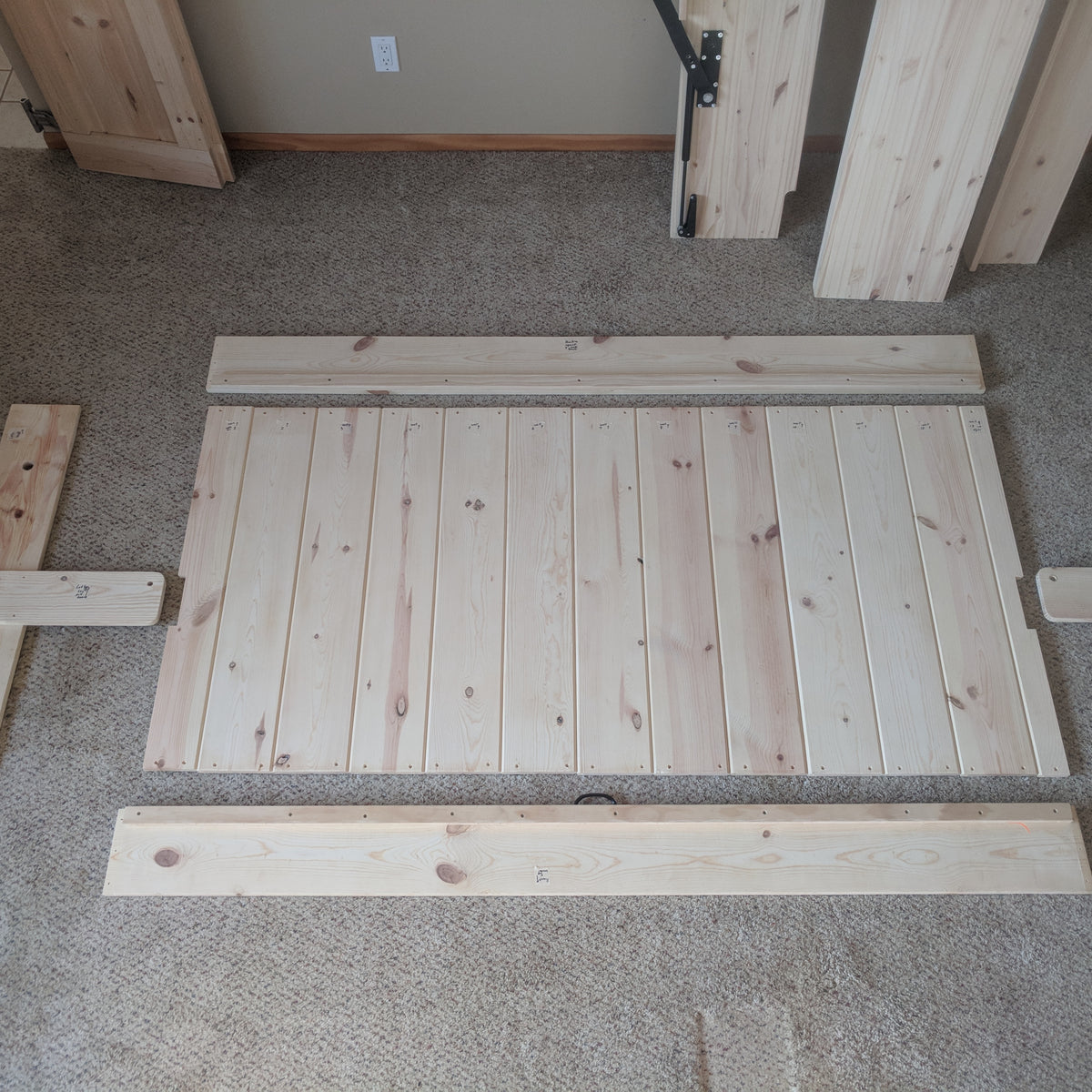 Contemporary Rustic HiddenBed from Solid Pine - Broadened Horizons Direct