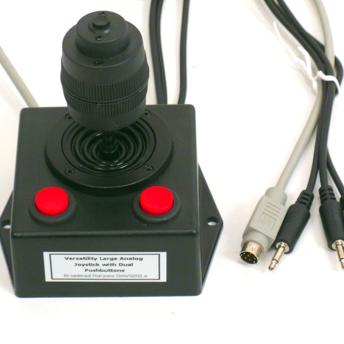 Versatility Large Analog Joystick with dual Pushbuttons - Broadened Horizons Direct