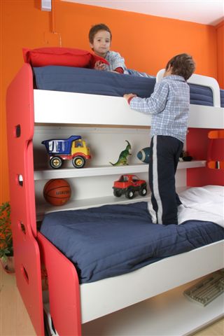 DIY Double-Decker Twin over Twin (Single) Do-It-Yourself Mechanism, Plans Drawings, & Assembly Instructions - Broadened Horizons Direct