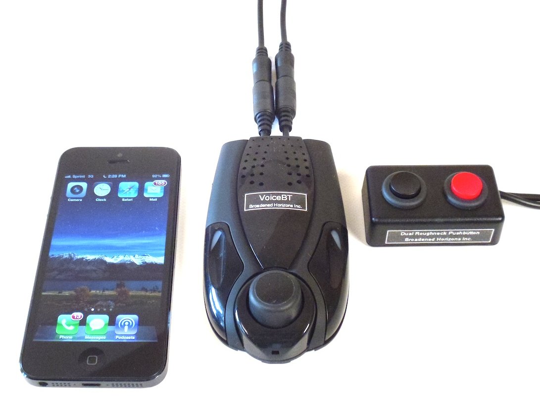 VoiceBT Switch Enabled Bluetooth Speakerphone Cell Phone Voice Dialer - Broadened Horizons Direct