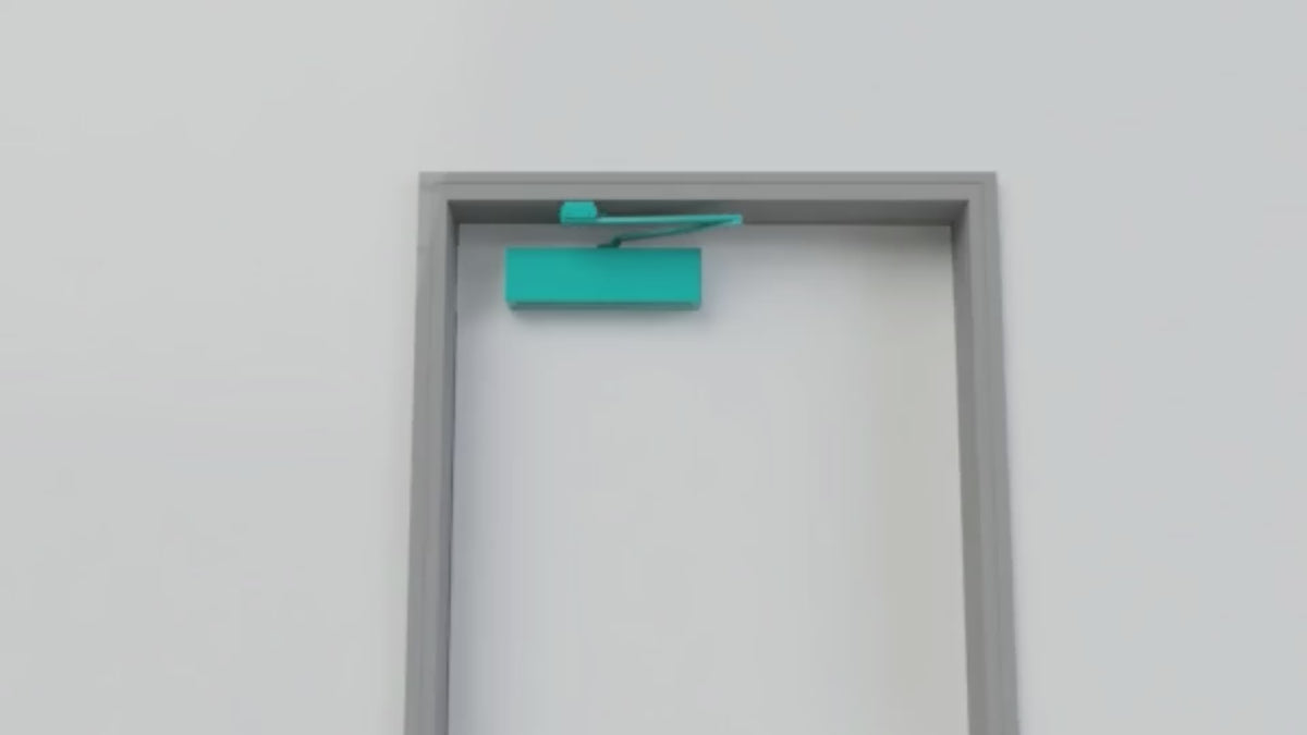 Parallel Mount for outward swinging doors such as screen doors or that need to open more than 90°