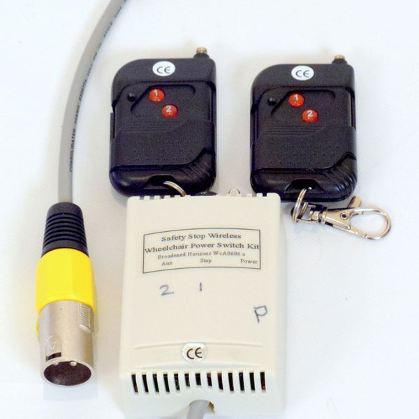 Safety Stop Wireless Remote Wheelchair Kill Switch Kit - Broadened Horizons Direct