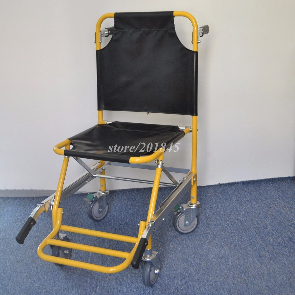 Portable Folding Handicapped Aircraft Aisle Wheelchair